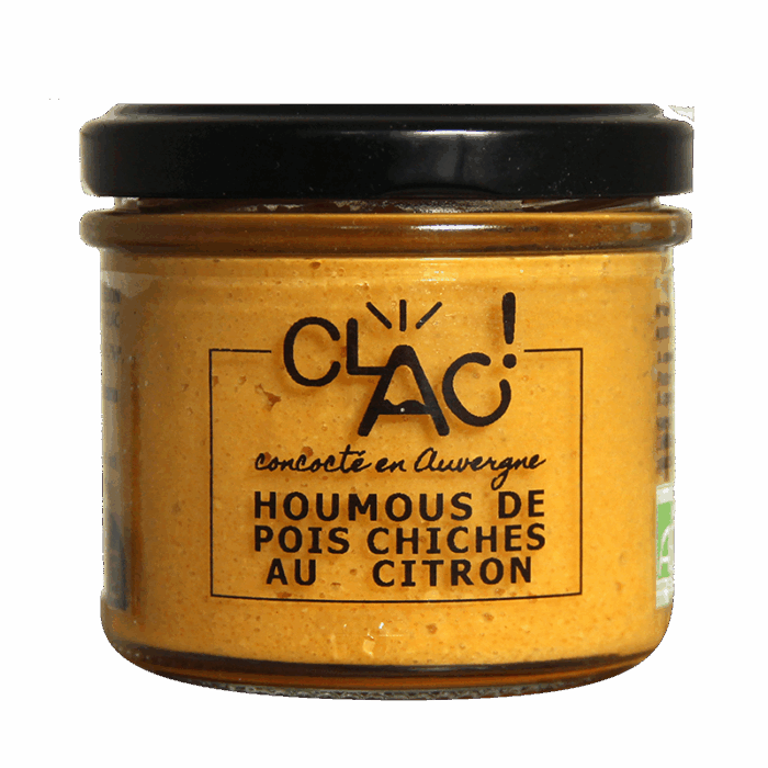 Houmous de Pois Chiches au Citron - Bio - 100 gr