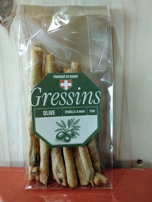 Gressins aux Olives - Guss - 170 gr